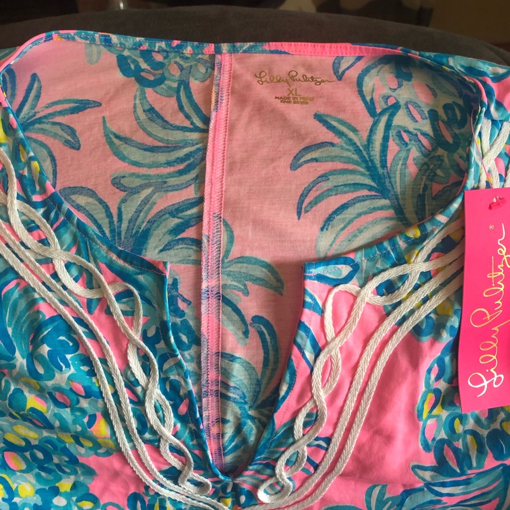 Lily Pulitzer Brewster T-shirt dress. XL NWT